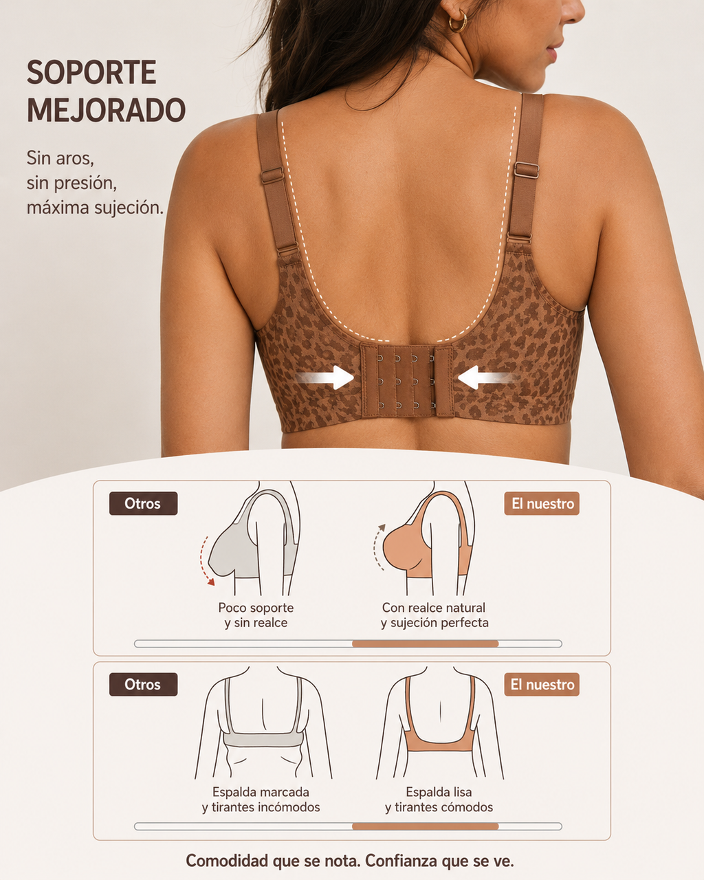 Sujetador cómodo